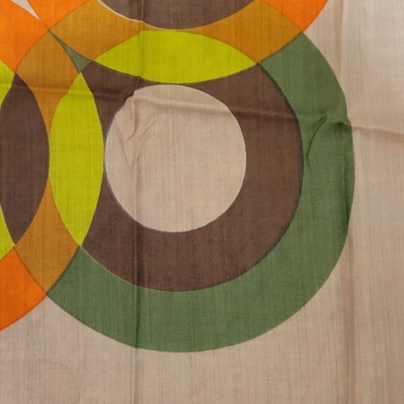 Mod art Vintage Silk Scarf - Picture 2 of 8